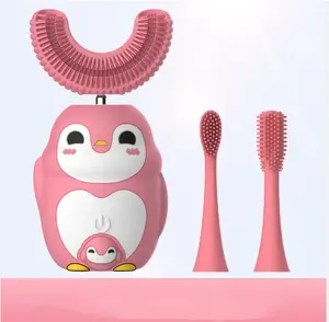 Cartoon Little Elephant Toothbrush Promotion U Shaped Electric Toothbrush For Children
