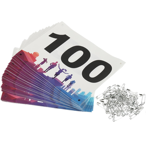 Impresión Personalizada de Dorsales de Papel Impermeables para Eventos Deportivos, Números de Carrera para Corredores de Maratón - Product Image 1