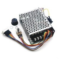 DC10-60V régulateur de vitesse moteur à courant continu 12V 24V 36V 48V module d'entraînement haute puissance PWM régulateur de vitesse moteur 40A régulateur de courant