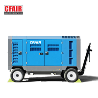 CFAIR 830CFM 10.5BAR COMPRESSEUR D'AIR DIESEL INDUSTRIEL Portable pour le FORAGE PONT MINIER Extraction de pétrole, forage de puits d'eau