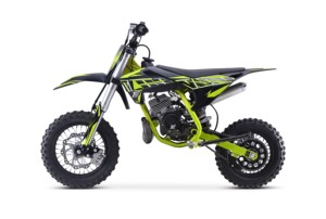Mini Moto <span class=keywords><strong>de</strong></span> Cross <span class=keywords><strong>50cc</strong></span> 2 Tiempos con Arranque Eléctrico Motocicleta Todoterreno Pit Bike <span class=keywords><strong>50cc</strong></span> para Niños - Product Image 5