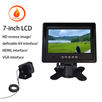 Moniteur tactile antichoc Firecore Hx-017 2024 de 7 pouces pour véhicule, moniteur de voiture, moniteur VGA pour voiture