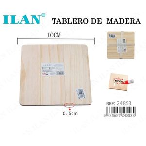 Tabla de madera Ilan de 10x0.5 cm para manualidades y proyectos de bricolaje - Product Image 1