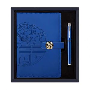 Premium Stationary Set Custom <b>Notebook</b> Gift Set Luxury PU Leather <b>Notebook</b> A5 Office <b>Notebook</b> with Pen for Business Gift Box Set - Product Image 5