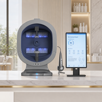 Analyseur de peau intelligent, analyseur de peau professionnel avec intelligence artificielle, scanner facial, équipement de diagnostic cutané pour clinique de beauté