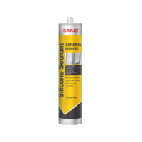 Sellador de Silicona Acética TB252 de Curado Rápido 300ml para Ventanas y Puertas, Antimoho, Impermeable, Silicona de Construcción, Embalaje OEM
