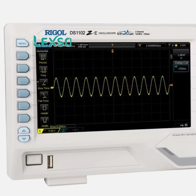 Rigol DS1102Z-E Digital Oscilloscope 2 Channels 1GSa/s Sampling Rate 24M Storage lexso