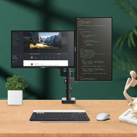 Swelix H11B double ressort à gaz robuste réglable ordinateur portable Lcd moniteur bras Support support de bureau support 14-32 pouces moniteur