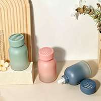 Flacon de parfum pour voiture en verre coloré dégradé de 120 ml, vide, rechargeable, pour huiles essentielles, conteneur d'aromathérapie pour voiture