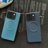 Casing Magnetik untuk Google Pixel 11 10 9 Pro Lipat, Kulit Polos Tekstur Serat Karbon, Penutup Pengisian Daya Nirkabel, Pelindung Anti Benturan