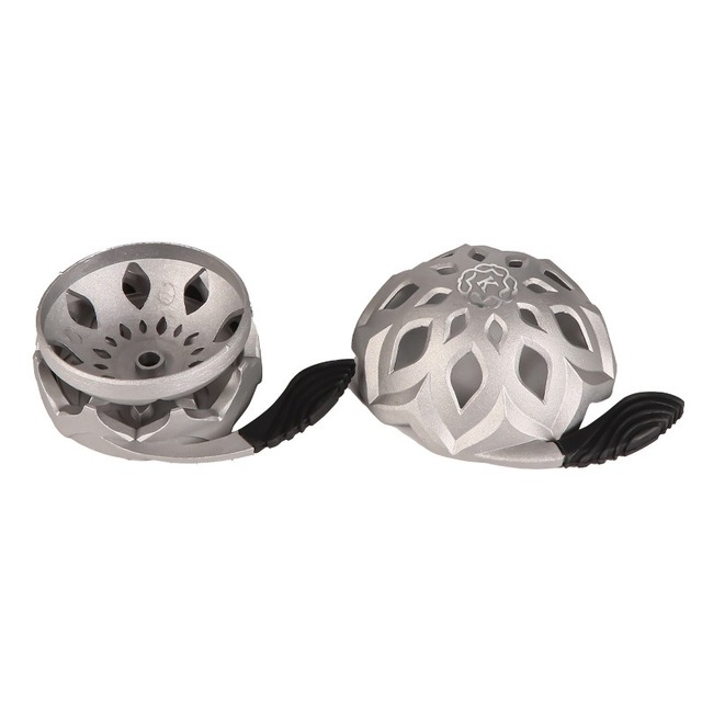 Simple Metal Hookah Carbon Bowl Unique HMD with Wind Cover Charcoal Holder Shisha Heat Management