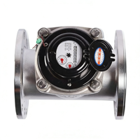 DN150 304/316 Baja Tahan Karat, IP68 Meteran Air Industri Food-grade yang Dapat Dilepas, Dapat Disesuaikan