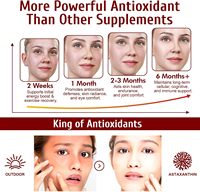 Cápsulas de Astaxantina de 12 mg OEM AIZHILIN, Suplementos Antioxidantes, Apoya la Salud de los Ojos, las Articulaciones, la Circulación Interna y la Piel, Grado Alimenticio