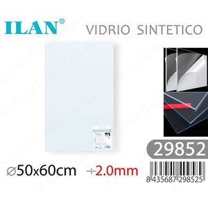 Lámina Acrílica Iln de 50x60 cm, 2.0 mm de Grosor, Vidrio Sintético para Exhibición y Protección - Product Image 3