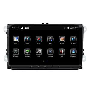 เครื่องเล่นดีวีดีในรถยนต์ระบบแอนดรอยด์11 <span class=keywords><strong>MP5</strong></span> 9 "2 DIN เครื่องเล่นดีวีดี GPS นำทางวิทยุสำหรับ VW Golf 5 6 Passat Skoda Polo - Product Image 3