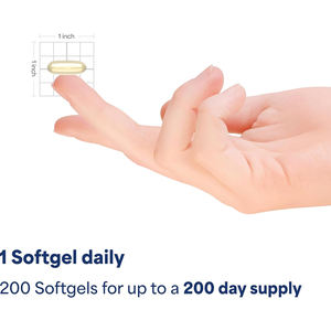 Complément alimentaire de vitamine E de haute qualité, nutriment essentiel pour soutenir la santé de la peau et la protection cellulaire, en capsules molles. - Product Image 5