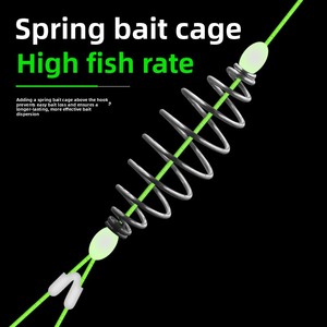 Gancho <span class=keywords><strong>de</strong></span> Resorte # <span class=keywords><strong>8</strong></span>- # Grupo <span class=keywords><strong>de</strong></span> Pesca <span class=keywords><strong>de</strong></span> 13 Anzuelos Dobles con Hilo Subterráneo para Carpa Plateada y Carpa Cabeza Grande - Compatible con Caña <span class=keywords><strong>de</strong></span> Mano - Product Image 3
