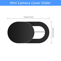 Cache-objectif coulissant personnalisé en plastique pour ordinateur portable, téléphone portable et webcam, avec logo promotionnel