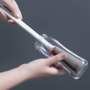 Cup Scrubber Glass Water <strong>Bottle</strong> Cleaner <strong>Brush</strong> Long Handle Baby <strong>Bottles</strong> Cleaner <strong>Brush</strong> Soft Sponge <strong>Bottle</strong> <strong>Brush</strong> - Product Image 5