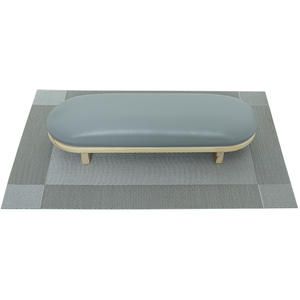 Bracciolo inferiore in legno per saloni di bellezza grigio bianco nero pelle <span class=keywords><strong>semplice</strong></span> cuscino a mano - Product Image 1