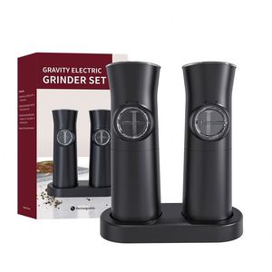 Gravity <b>Automatic</b> Rechargeable Usb, Stainless Steel Ceramic Burr Spice and Herbs Mill Electric <b>Salt</b> and <b>Pepper</b> <b>Grinder</b>/ - Product Image 2