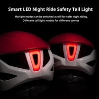 Casque de vélo personnalisé pour la conduite nocturne, avec lumière LED rechargeable, pour la sécurité des adultes, conforme à la norme CE EN1078