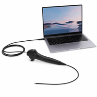 Bronchoscope vidéo endoscopique médical flexible et réutilisable avec source de lumière LED intégrée pour la gestion de l'intubation des voies respiratoires chez le chien