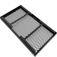 Gril pliant en acier robuste Barbecue Fire Pit Accessoires de cuisine Grill de feu de camp