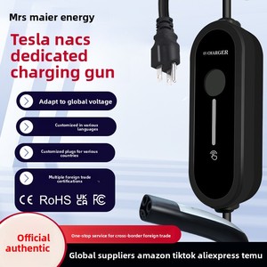 Chargeur EV NACS pour pistolet et station de recharge standard américain J1772 pour véhicules électriques à énergie nouvelle 32A 7,6 kW AC 240V - Product Image 2