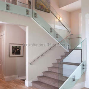 دعامات تثبيت جدارية خارجية حديثة من الفولاذ المقاوم للصدأ مقاس <span class=keywords><strong>2</strong></span> بوصة لدرابزين السلالم - Product Image 6