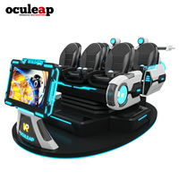 Simulateur de montagnes russes 9D pour 6 personnes, machine de jeu d'arcade 5D, simulateur de vol 7D, nouvelle expérience de divertissement AR/VR VR 12D Spaceship 2026