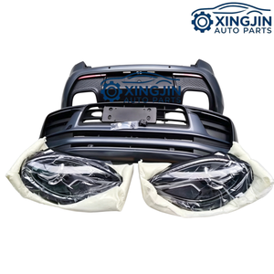 Componenti per Modifica Carrozzeria per Porsche <span class=keywords><strong>Macan</strong></span> 95B.1 95B.2, Paraurti Anteriore e Posteriore con Griglia, Fari e Fanali Posteriori - Product Image 1