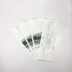 Sacs en papier d'emballage de pain de <span class=keywords><strong>boulangerie</strong></span> de catégorie comestible avec la fenêtre en plastique - Product Image 2