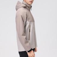 Vestes longues d'hiver unisexes avec logo personnalisé coupe-vent imperméable en polaire noire à fermeture éclair avec motif solide nouveau design