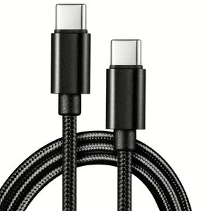 สายชาร์จแบบถักชนิด C-C พรีเมียม สายถ่ายโอนข้อมูล USB-C สำหรับสมาร์ทโฟน - Product Image 1
