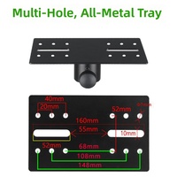 Support d'enceinte universel multi-styles en ABS ou métal de haute qualité, plateau de support audio fixe et inclinable