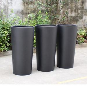 Large Indoor/Outdoor Eco-Friendly Fiberglass and Clay Minimalist <b>Hanging</b> <b>Ornamental</b> Pots Set with Drainage Hole for Floor Use - Product Image 6