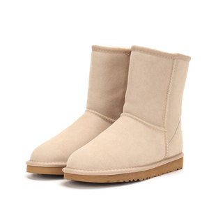 <span class=keywords><strong>Botas</strong></span> <span class=keywords><strong>de</strong></span> <span class=keywords><strong>Nieve</strong></span> Cálidas para Mujer 2026, Modelo Peep Toe, con Forro <span class=keywords><strong>de</strong></span> Piel, Suela <span class=keywords><strong>de</strong></span> Goma y Parte Superior <span class=keywords><strong>de</strong></span> Cuero Genuino - <span class=keywords><strong>Invierno</strong></span> - Product Image 3