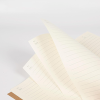 Cuadernos de Papel Kraft Personalizados en Oferta, Diarios con Cubiertas de Lino PU y Cuero PU para Niños, para Escribir, Dibujar y Usar como Diario