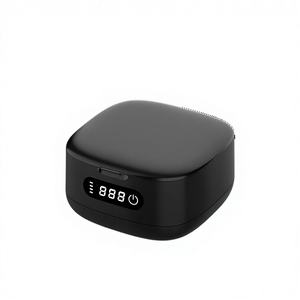 Limpiador Ultrasónico Portátil Recargable por USB con Luz UV para Aparatos Dentales y Retenedores, 166 ml, 50 kHz, Uso Doméstico y en el Automóvil - Product Image 1