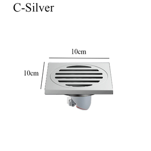 Custom Stainless Steel Floor <b>Drain</b> with Extremely Narrow <b>Linear</b> Rectangular Shape Anti-odor Core for Bathroom Long <b>Drain</b> Pipe - Product Image 3