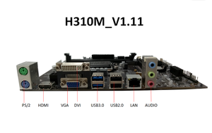 ร้อนขาย Oem Ddr4 H310 8th 9th Gen Core I3 9100 I5 9500 I7 <span class=keywords><strong>9700</strong></span> I9 9900 Cpu Lga 1151 Mini Atx เมนบอร์ด Vga เดสก์ท็อป - Product Image 4