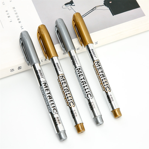 Penna per Pittura Metallica Dorata e Argentata, Impermeabile e Permanente, Prodotta in Cina - Product Image 6