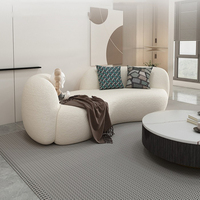 Nordique moderne simple en forme spéciale salon robe de mariée magasin de vêtements canapé en tissu