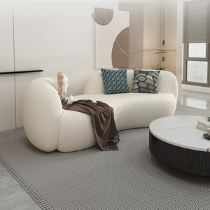 Divano in tessuto nordico moderno semplice a forma di speciale soggiorno abito da sposa negozio di abbigliamento - Product Image 5