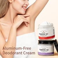 Crème déodorante sans aluminium aux herbes parfumées Soin des aisselles Quotidien Longue durée Contrôle des odeurs Anti-transpirant