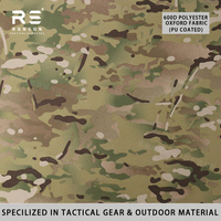 Tissu Oxford en polyester 600D imprimé camouflage Ronsontex, enduit de PU, imperméable, pour équipement tactique et sacs d'extérieur