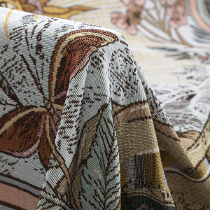 Tốt bán sản xuất Polyester dệt chăn tùy chỉnh Jacquard tấm thảm chăn tùy chỉnh Jacquard ném Dã Ngoại chăn mat - Product Image 4