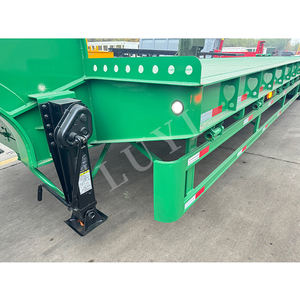Fourni en usine 4 <span class=keywords><strong>essieux</strong></span> 50-120 tonnes Lowboy lit bas tracteur Lowbed semi-<span class=keywords><strong>remorque</strong></span> à bas prix - Product Image 5