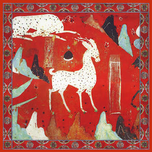 Hoshomプリントツル中国モーダルファッションカスタマイズレッドヘッドバンド日本ショールベトナム女性用シルクスカーフ - Product Image 4